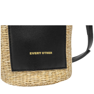 Every Other Drawstring Top Bag - Black