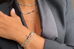 Aditi Black Beaded Star Necklace