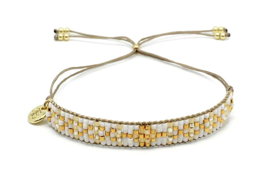 Matira Gold Beaded Friendship Bracelet